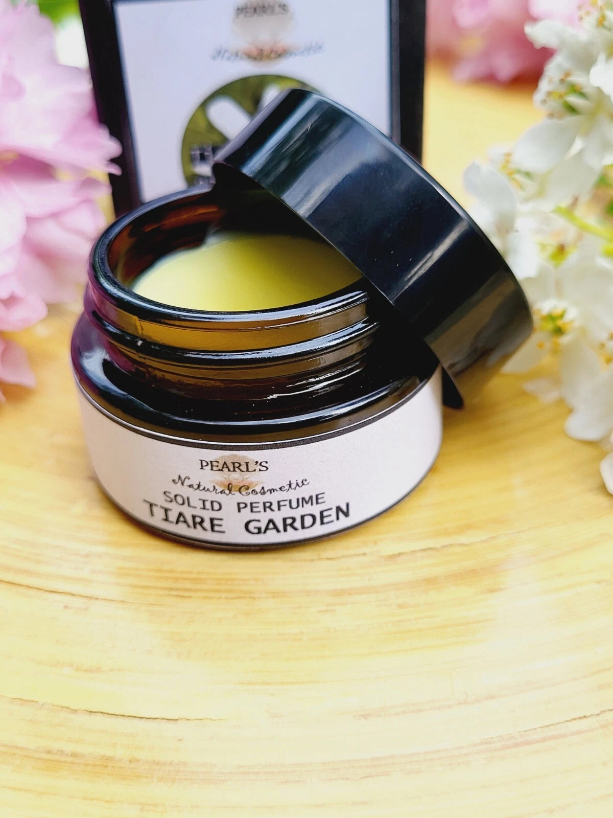 Tiare Garden Solid Perfume – Natural Essential Oils & Absolutes